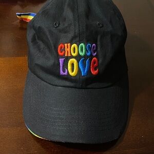 Black 'Choose Love' Cap